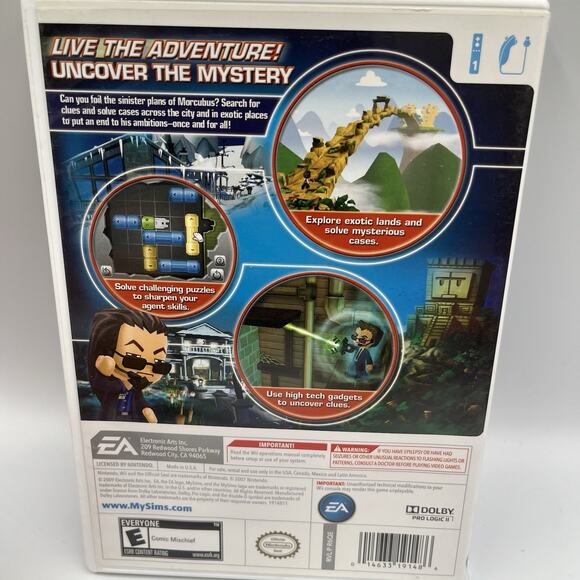 My Sims: Agents - Nintendo Wii Complete w/Manual & Tested ✅ - Picture 2 of 7